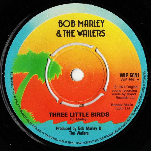 Bob Marley and The Wailers - Three Little Birds 7 Inch Vinyl Single (7 Inch Record) (Jukebox Record)