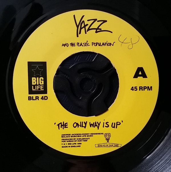 Yazz And The Plastic Population - The Only Way Is Up 7 Inch Vinyl Single (7 Inch Record) (45 Record) (Jukebox Record)