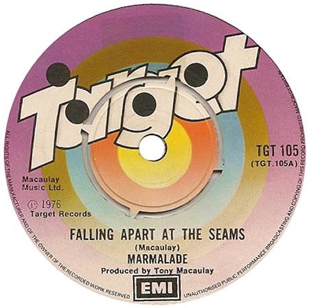 The Marmalade - Falling Apart At The Seams 7 Inch Vinyl Single (7 Inch Record) (Jukebox Record)