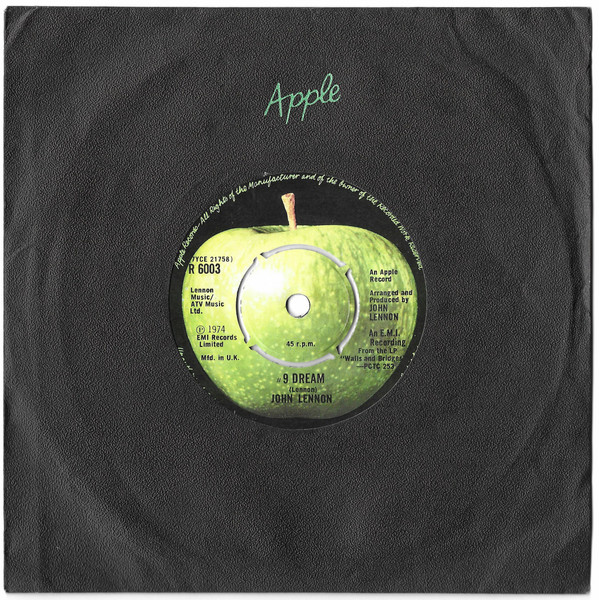 John Lennon - #9 Dream 7 Inch Vinyl Single (7 Inch Record) (Jukebox Record)