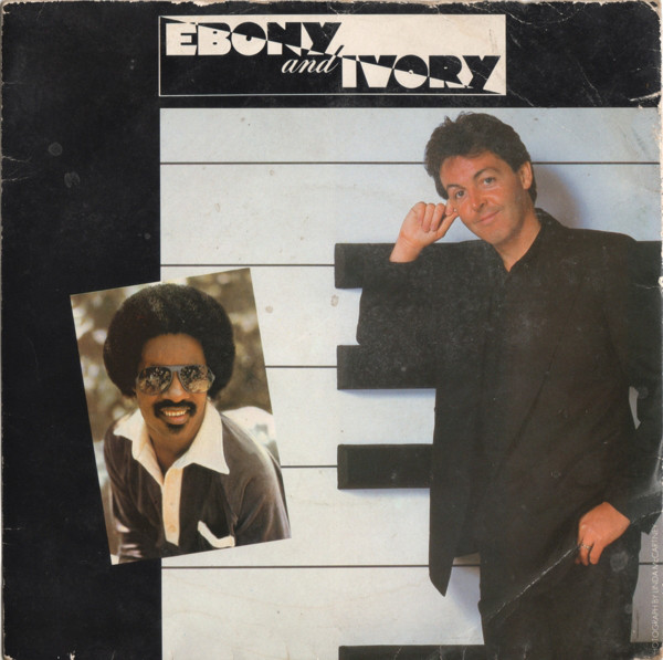 Paul McCartney - Ebony And Ivory 7 Inch Vinyl Single (7 Inch Record) (45 Record) (Jukebox Record)