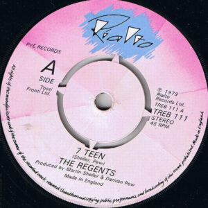 The Regents - 7 Teen 7 Inch Vinyl Single (7 Inch Record) (Jukebox Record)