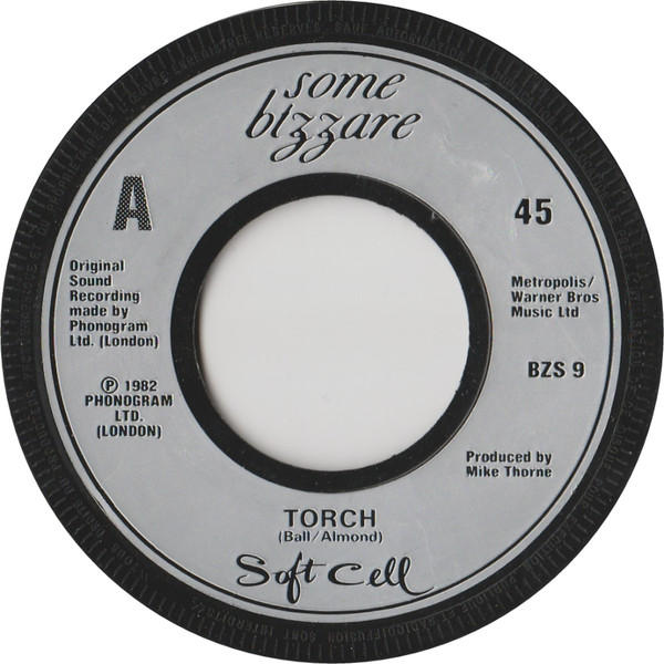 Soft Cell - Torch 7 Inch Vinyl Single (7 Inch Record) (Jukebox Record)