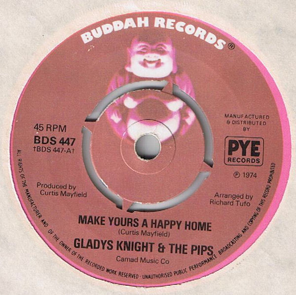 Gladys Knight and The Pips - Make Yours A Happy Home 7 Inch Vinyl Single (7 inch Record) (Jukebox Record)