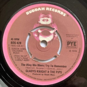 Gladys Knight And The Pips - The Way We Were / Try To Remember 7 Inch Vinyl Single (7 Inch Record) (45 Record) (Jukebox Record)