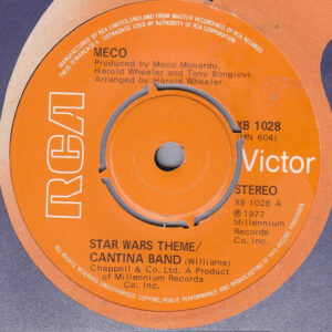 Meco - Star Wars Theme 7 Inch Vinyl Single (7 Inch Record) (45 Record) (Jukebox Record)