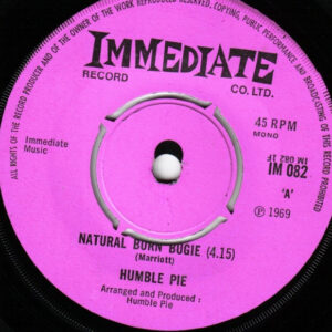 Humble Pie - Natural Born Bugie 7 Inch Vinyl Single (7 Inch Record, Mono) (Jukebox Record)