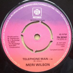 Meri Wilson - Telephone Man 7 Inch Vinyl Single (7 Inch Record) (Jukebox Record)