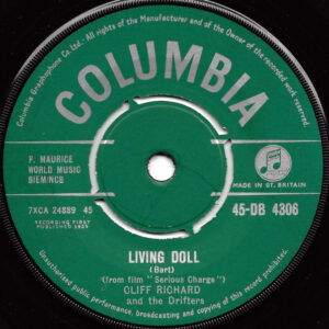 Cliff Richard And The Drifters - Living Doll 7 Inch Vinyl Single (7 Inch Record) (Jukebox Record)