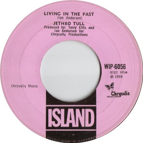 Jethro Tull - Living In The Past 7 Inch Vinyl Single (7 Inch Record) (Jukebox Record)