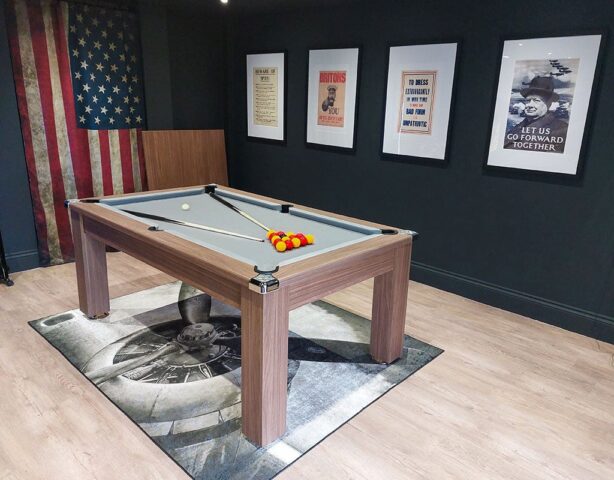 Signature Warwick Pool Dining Table – 6ft, 7ft- Lincoln Walnut Finish